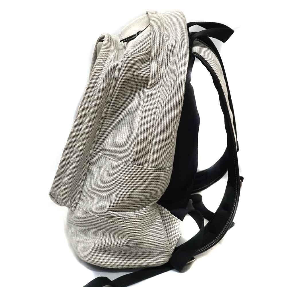 BURBERRY Backpack Rucksack Daypack Bag Rucksack Canvas Gray Black - Picture 3 of 11